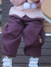 拉比兒童束口褲不倒絨保暖男女童秋冬新款外出百搭衛褲束腳長(cháng)褲 深紫 100 cm 曬單實(shí)拍圖