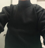 啄木鳥(niǎo)加絨高領(lǐng)毛衣男冬季2025新款男士針織打底衫加厚保暖內搭毛線(xiàn)衣 黑色加絨 【半高領(lǐng)】 XL 【建議130-150斤】 曬單實(shí)拍圖