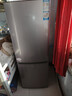 海爾（Haier）172升小冰箱雙開(kāi)門(mén)租房家用小型節能冰箱小巧不占地BCD-172LHC2E0GH銀色系 曬單實(shí)拍圖