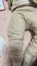 童泰（TONGTAI）寶寶秋衣套裝秋冬季純棉保暖嬰兒內衣高腰提花秋褲睡衣白色90cm 曬單實(shí)拍圖