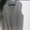 MUJI女式 米蘭諾羅紋編織 背心 針織女裝上衣馬甲25年冬季 BA1QPA5A 淺灰色 M (160/84A) 曬單實(shí)拍圖