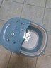 德國品質(zhì)兒童泡腳桶可折疊過(guò)小腿孩子寶寶專(zhuān)用便捷式保溫洗腳盆按摩足浴盆 奧特曼【保溫性強食品pp材質(zhì)】送120包足浴包+磨 曬單實(shí)拍圖