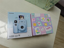 富士膠片instax立拍立得mini SE一次成像相機傻瓜旅游照相機相紙套裝 藍色美好定格標配 曬單實(shí)拍圖