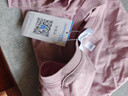 真維斯（Jeanswest）簡(jiǎn)約短袖女士夏季衣服2025新款純棉百搭寬松半袖體恤女裝顯瘦t恤 香芋紫 漸層藍條_K L 曬單實(shí)拍圖