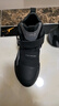 零度Zero男鞋2025秋冬新款戶(hù)外休閑鞋防風(fēng)中幫厚底增高旋鈕時(shí)尚百搭鞋 黑灰 41 曬單實(shí)拍圖