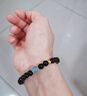 祥隱【普陀山直發(fā)】天然黑曜石手串女海藍寶水晶手鏈五行補水生日禮物 【五行補水】6mm-黑曜石海藍寶 曬單實(shí)拍圖