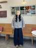 美力城暖天鵝羽絨服女裝短款極地鵝絨百搭保暖外套 銀灰色 M 曬單實(shí)拍圖
