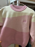 左西女童毛衣加厚針織衫兒童秋冬2025新款女孩冬季毛線(xiàn)衣 粉色 140 曬單實(shí)拍圖