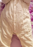 babylove【彩虹全能衣】嬰兒連體衣秋冬季衣服寶寶恒溫保暖薄夾棉哈衣棉服 汐藍粉 73cm 曬單實(shí)拍圖