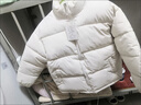 巷詹棉服女學(xué)生港風(fēng)復古白色pu皮冬季新款防寒加厚保暖外套面包服棉襖 米白色 高質(zhì)量 現貨 S [關(guān)注店鋪送小禮物哦] 曬單實(shí)拍圖