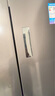 美的（Midea）457純平全嵌冰箱十字對開(kāi)四開(kāi)門(mén)底部散熱大容量一級雙變頻風(fēng)冷無(wú)霜以舊換新家用電冰箱政府補貼 MR-457WUSPZE 蒼穹灰 曬單實(shí)拍圖