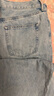 優(yōu)衣庫女裝寬松直筒牛仔褲/水洗產(chǎn)品/闊感褲474934 479001 474934/64湖藍色 24 /155/62A 曬單實(shí)拍圖