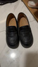 森達樂(lè )福鞋女牛皮英倫風(fēng)軟底不累腳套腳一腳蹬單鞋SYH01AA4 黑色 37 曬單實(shí)拍圖