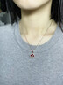 炙真銀樓本命年馬年四葉草銀項鏈女2026新年禮物生日送女友老婆紅瑪瑙吊墜 【馬上幸運】紅瑪瑙項鏈+專(zhuān)柜禮盒 曬單實(shí)拍圖
