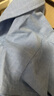 MUJI男式 水洗牛津紐扣領(lǐng)長(cháng)袖襯衫  薩克森藍 M  曬單實(shí)拍圖