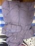坦博爾羽絨服女中長(cháng)款帶帽寬松舒適保暖媽媽款外套510560D 香融紫 170  曬單實(shí)拍圖