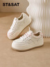 星期六厚底小白鞋女款2026新款春季小個(gè)子增高百搭軟底輕便舒適休閑板鞋 曬單實(shí)拍圖