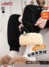 班尼路（Baleno）超厚保暖羊羔絨褲子女加絨加厚冬季2025新款秋冬外穿休閑百搭棉褲 曬單實(shí)拍圖