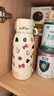 孕貝便攜式恒溫杯F18Y 恒溫水壺燒水杯嬰兒外出沖奶恒溫水杯500ml 曬單實(shí)拍圖