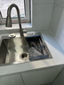 松鯨洗菜盆廚房水槽大單槽臺下盆不銹鋼洗菜盆洗碗槽手工一體盆洗菜池 C套餐-配冷熱抽拉龍頭+皂液器 尺寸-55*45cm 曬單實(shí)拍圖