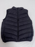 鴨鴨（YAYA）兒童羽絨服馬甲女童背心男童冬季童裝立領(lǐng)上衣冬裝純色外套WJ 黑色 110 曬單實(shí)拍圖