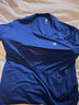 必邁（bmai）魔方速干長(cháng)袖高彈力馬拉松跑步運動(dòng)套頭衫柔軟吸濕長(cháng)袖T恤 深藍色 XL 男 曬單實(shí)拍圖