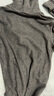 優(yōu)衣庫女裝HEATTECH搖粒絨兩翻領(lǐng)套頭衫/長(cháng)袖479608 07 青灰色 S /155/80A 曬單實(shí)拍圖