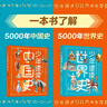 少年速讀中國史+世界史（2冊）（全彩大開(kāi)本，版式舒朗，快速了解4000年中國史和5000年世界史，寫(xiě)給孩子的歷史） 曬單實(shí)拍圖