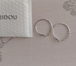 AJIDOU阿吉豆耳圈女莫比烏斯素圈耳飾小眾輕奢爆款耳環(huán)職場(chǎng)百搭新年禮物 曬單實(shí)拍圖