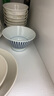 MUJIMUJI 波佐見(jiàn)燒 飯碗 碗餐具 瓷碗 斗笠碗 家用 木賊草紋 口徑 12.5cm 曬單實(shí)拍圖