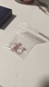DL 1998胖東來(lái)同款18k玫瑰金耳釘愛(ài)之打造耳環(huán)女a(chǎn)u750彩金耳扣氣質(zhì)金珠鑲 18K玫瑰金一對 曬單實(shí)拍圖