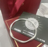 周大生【生日禮物】銀手鐲節節平安固口年輕款銀鐲子復古輕奢送女友 節節平安手鐲60# 曬單實(shí)拍圖