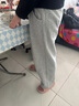 唐獅（TonLion）2025女休閑褲寬松香蕉褲 淺麻灰/加絨款 XL 曬單實(shí)拍圖