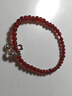 巷南925純銀紅色瑪瑙手鏈串珠小眾ins新年手鐲本命馬年手串閨蜜女禮物 925銀瑪瑙小花手鏈 曬單實(shí)拍圖