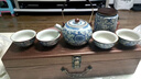 阿貍的愛(ài)汝窯功夫茶具整套套裝伴手禮年會(huì )禮品新年父親生日禮物男士送爸爸 青花招財纏枝提梁壺高端禮盒裝 送老師長(cháng)輩喬遷禮物退休紀念品實(shí)用 曬單實(shí)拍圖