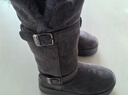 回力四季厚底雪地靴女款兩穿中筒棉靴子2025新款冬季加絨加厚高筒東北棉鞋 灰色長(cháng)款 （M16) 40 曬單實(shí)拍圖