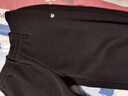 駱駝（CAMEL）加絨加厚束腳衛褲女休閑針織運動(dòng)褲子 Y23CY0L5014 幻影黑 XL 曬單實(shí)拍圖