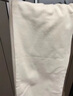 哈魯迪白色牛仔褲女士直筒闊腿褲2025秋冬新款高級簡(jiǎn)約韓版垂感休閑褲 白色 M （90-100斤） 曬單實(shí)拍圖