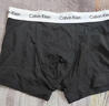Calvin KleinCK 男士平角內褲 套裝套盒3條裝 NB4286 送男友禮物 MP1黑白灰  M 曬單實(shí)拍圖