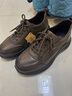 奧康（Aokang）男鞋運動(dòng)皮鞋黑色上班通勤系帶增高休閑鞋 棕色 39 曬單實(shí)拍圖