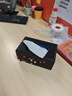 八千城定制logo皮質(zhì)紙巾盒桌面抽紙盒辦公室客廳大小號簡(jiǎn)約皮革餐巾盒子 黑色中號（20*12*8.5cm）可定制 曬單實(shí)拍圖