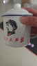 懷舊搪瓷杯子經(jīng)典鐵茶缸帶蓋大號辦公室飯店老式帶花婚慶馬克杯 為人民服務(wù)毛主席 500ml 曬單實(shí)拍圖