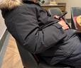 GXG男裝【三防/蓄熱】派克羽絨服男外套24冬新品 黑色 175/L 曬單實(shí)拍圖