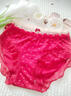 貓人（MiiOW）內褲女士全純棉2025新款純棉襠三角性感少女本命年馬年紅色短褲頭 【3條裝】愛(ài)心+方格+菱格 【蕾絲純棉+10A級加長(cháng)襠】 L (推薦約100-120斤) 曬單實(shí)拍圖