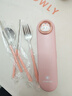 JCZS日本品質(zhì)316不銹鋼筷子勺子套裝便攜餐具兒童小學(xué)生個(gè)人專(zhuān)用一人 粉兔(筷勺盒子) 曬單實(shí)拍圖