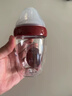 Hoag（霍格）玻璃奶瓶新生兒防脹氣奶嘴寬口徑0-3歲嬰兒寶寶防嗆奶瓶 240ml【SS+S+M奶嘴】 曬單實(shí)拍圖