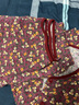 班菲詩(shī)棉質(zhì)睡衣女春夏秋七分袖九分褲新款碎花夏天棉質(zhì)可外穿家居服 63009霧棗紅 L  【建議100-120斤】 曬單實(shí)拍圖