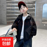 男童外套春秋款2025新款洋氣中大兒童秋裝風(fēng)衣薄款防風(fēng)衣秋冬上衣 DS-JK22【黑色韓版沖鋒外套】 160 曬單實(shí)拍圖