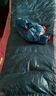 黑冰（BLACKICE）新款【Z系列輕量款木乃伊式鵝絨羽絨睡袋】戶(hù)外露營(yíng)睡袋 (新標準)Z700/藍灰 L 曬單實(shí)拍圖