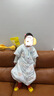 貝肽斯嬰兒睡袋恒溫胎脂皮兒童分腿睡袋嬰幼兒防踢睡衣冬季加厚 萬(wàn)物XL 曬單實(shí)拍圖